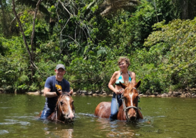 belize-horseback-riding-jungle ride & swim